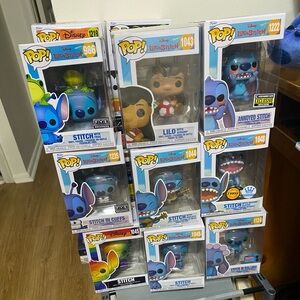 Disney Stitch Funko pop set